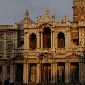 Basilica of Santa Maria Maggiore. Main facade, 1743, by Ferd