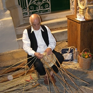 Basket Weaver - Twelfth Night Festival, Malta