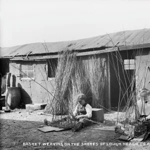 Basket Weaving on the Shores of Lough Neagh, Co. Antrim