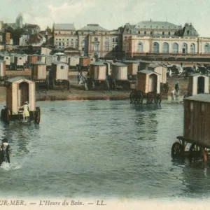 The Bathing Hour at Boulogne-sur-mer, France