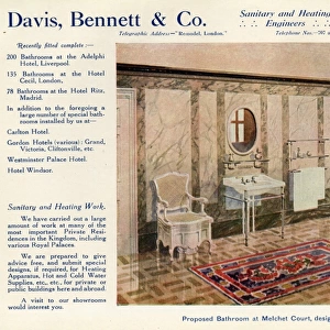 Bathroom design, Davis, Bennett & Co