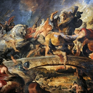 Battle of the Amazons, 1616-1618, by Rubens (1577-1640)