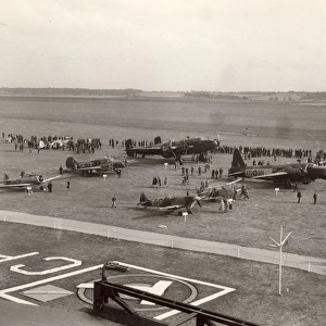 Battle of Britain air display at RAF Cranwell