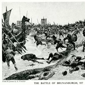 Battle of Brunanburh during the Viking invasions of England