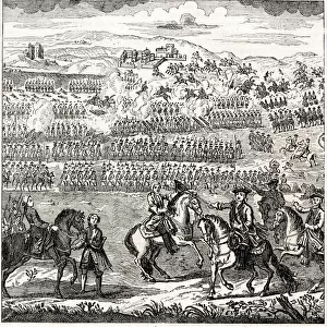 The Battle of Culloden, 16 April 1746, during the Jacobite Rising. Date: 1746