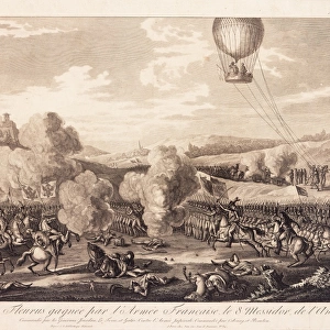 Battle of Fleurus with balloon