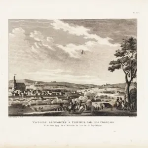 Battle of Fleurus with balloon Battle of Fleurus with balloon