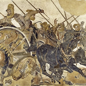 The Battle of Issus. 1st c. Detail: Darius III