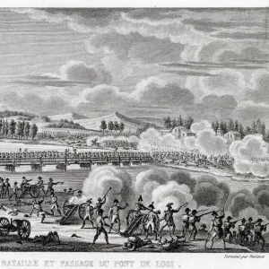 At the battle of LODI, the French under Napoleon defeat the Austrians under Beaulieu