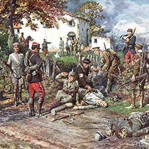 After the Battle by Matania, 1914
