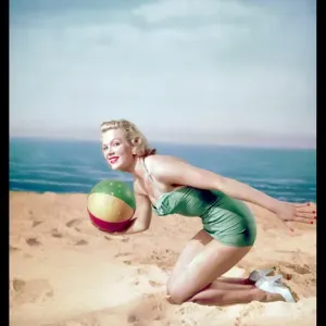 Beach Ball Girl Print Beach Ball Girl Print