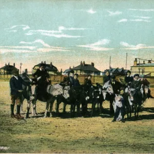 The Beach & Donkeys, West Kirby, Wirral, Merseyside