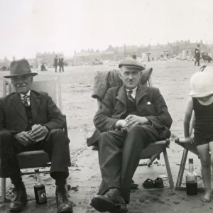 Beach scene 1920s