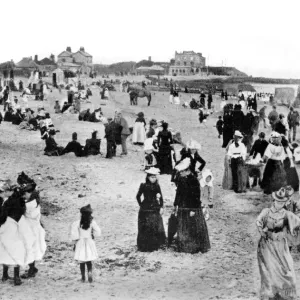 Beach scene, Walton-on-the-Naze, Essex