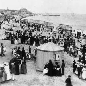 Beach scene, Walton-on-the-Naze, Essex