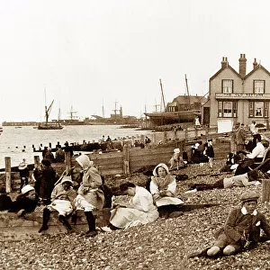 The Beach, Whitstable early 1900's