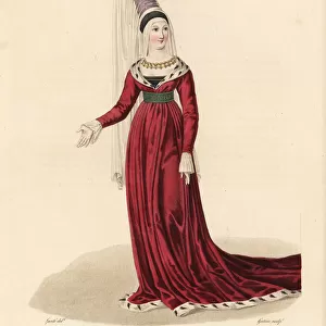 The beauty Euriant, mistress of the Count of Nevers