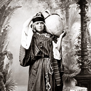 Bedouin woman, Tunis, Tunisia, circa 1890