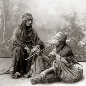 Bedouin women, Middle East, circa 1880s