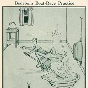 Bedroom boat-race practice