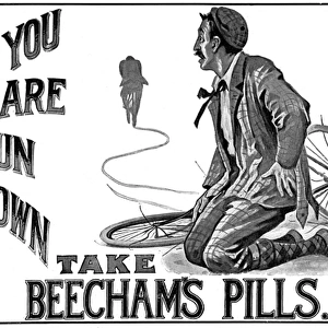Beechams Pills Cycle Ad