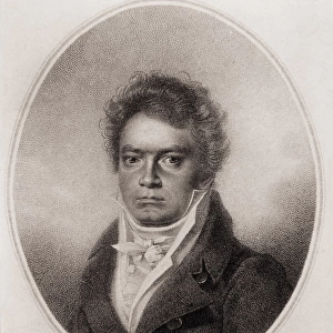 Beethoven, Ludwig, van. German composer. Portrait