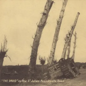 Belgium - WWI - Remains of The Druid tank