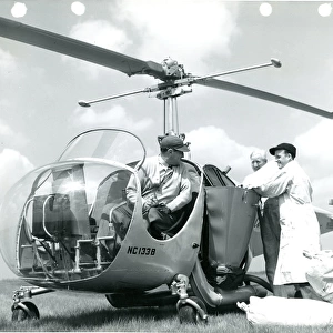 Bell Model 47B-3, NC133B, crop duster