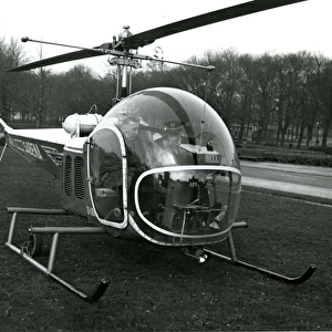 Bell Model 47D-1, OO-UBB, of Sabena, at Melsbrook Airport