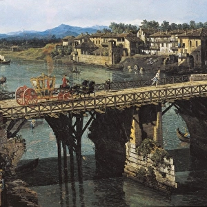 BELLOTTO, Bernardo (1720-1780). View of an Old