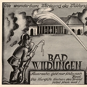 The benefits of taking the water at Bad Wildungen, Germany