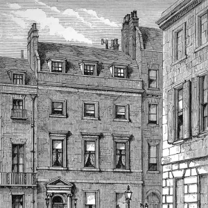 Benjamin Disraelis House at 19 Curzon Street, Mayfair, 1881