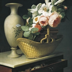 BERJON, Antoine (1754-1843). Bouquet of Lilies