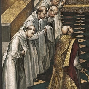 BERRUGUETE, Pedro (1450-1504). Apparition of