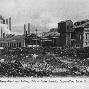 Bessemer steel plant and rolling mills