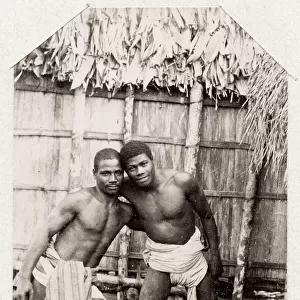 Betsimisaraka tribal group, Madagascar, wrestlers