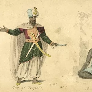 Bey of Tripoli and a Moor