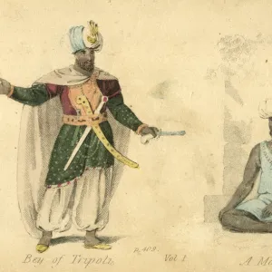 Bey of Tripoli and a Moor