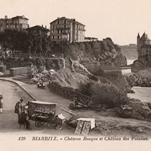 Biarritz, France - Chateau Basque and Chateau des Falaises