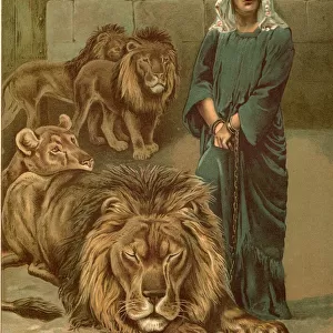Biblical Tales by John Lawson, Daniel in the Lions Den