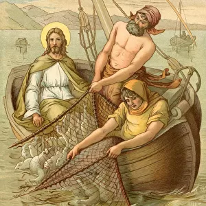 Biblical Tales by John Lawson, Jesus with the Fishermen