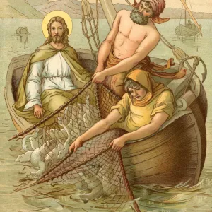 Biblical Tales by John Lawson, Jesus with the Fishermen