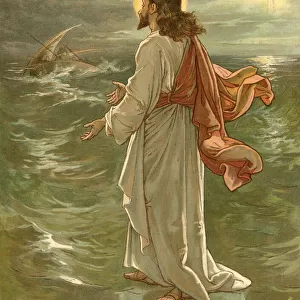 Biblical Tales by John Lawson, Jesus Walks on Water