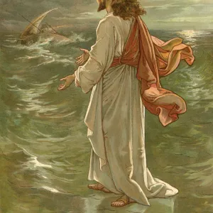 Biblical Tales by John Lawson, Jesus Walks on Water