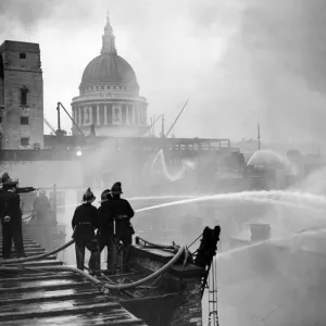 Big City fire at a warehouse on Queen Victoria Street