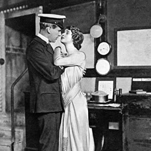 Billie Carleton & Dennis Eadie in Freedom of the Seas, 1918