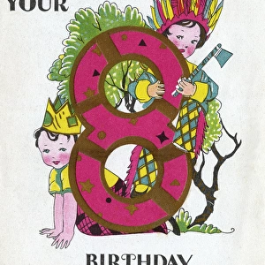 Birthday card for an 8th Birthday
