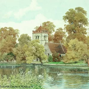Bisham Church, River Thames near Marlow, Berkshire