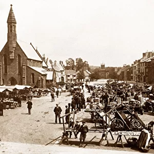 Bishop Auckland Market Place early 1900s