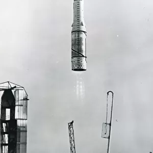 Black Arrow three-stage satellite launche